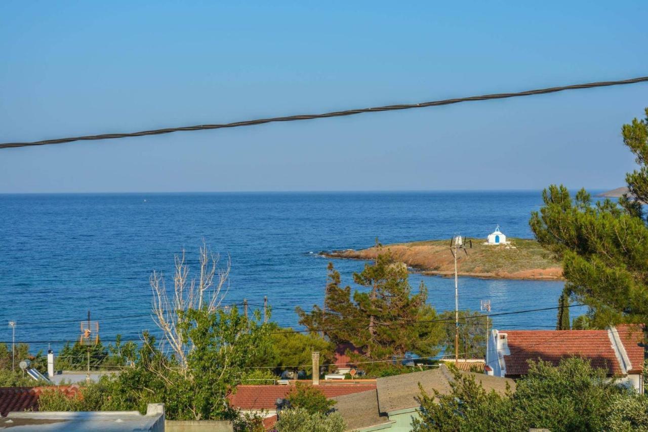 Sofia'S Seaview Villa Near Airport And Beach Artemida  Dış mekan fotoğraf